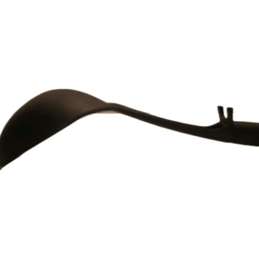 Black Plastic Ladle, Solid Pattern, Cooking Utensil with Handle, Used